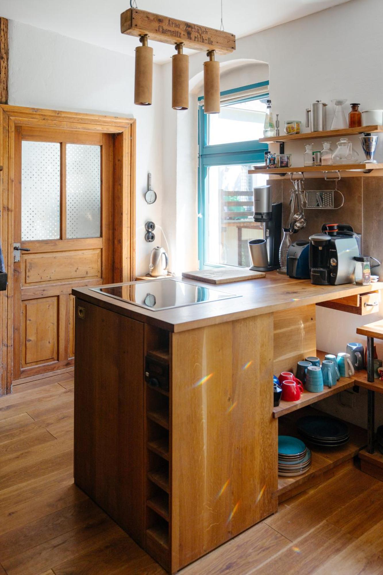 The Upholstery Tinyhouse Deluxe Eco Chalet Kreativ Citynah 켐니츠 외부 사진