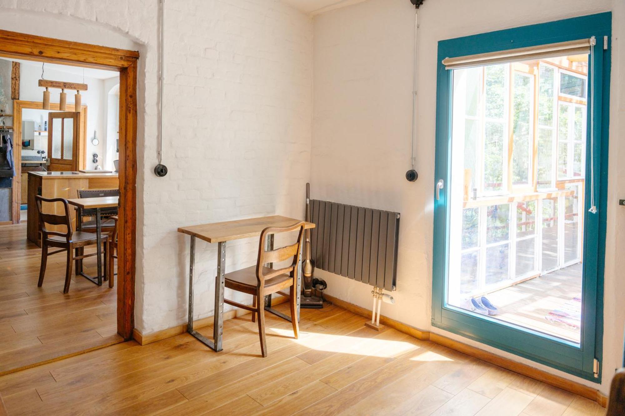 The Upholstery Tinyhouse Deluxe Eco Chalet Kreativ Citynah 켐니츠 외부 사진