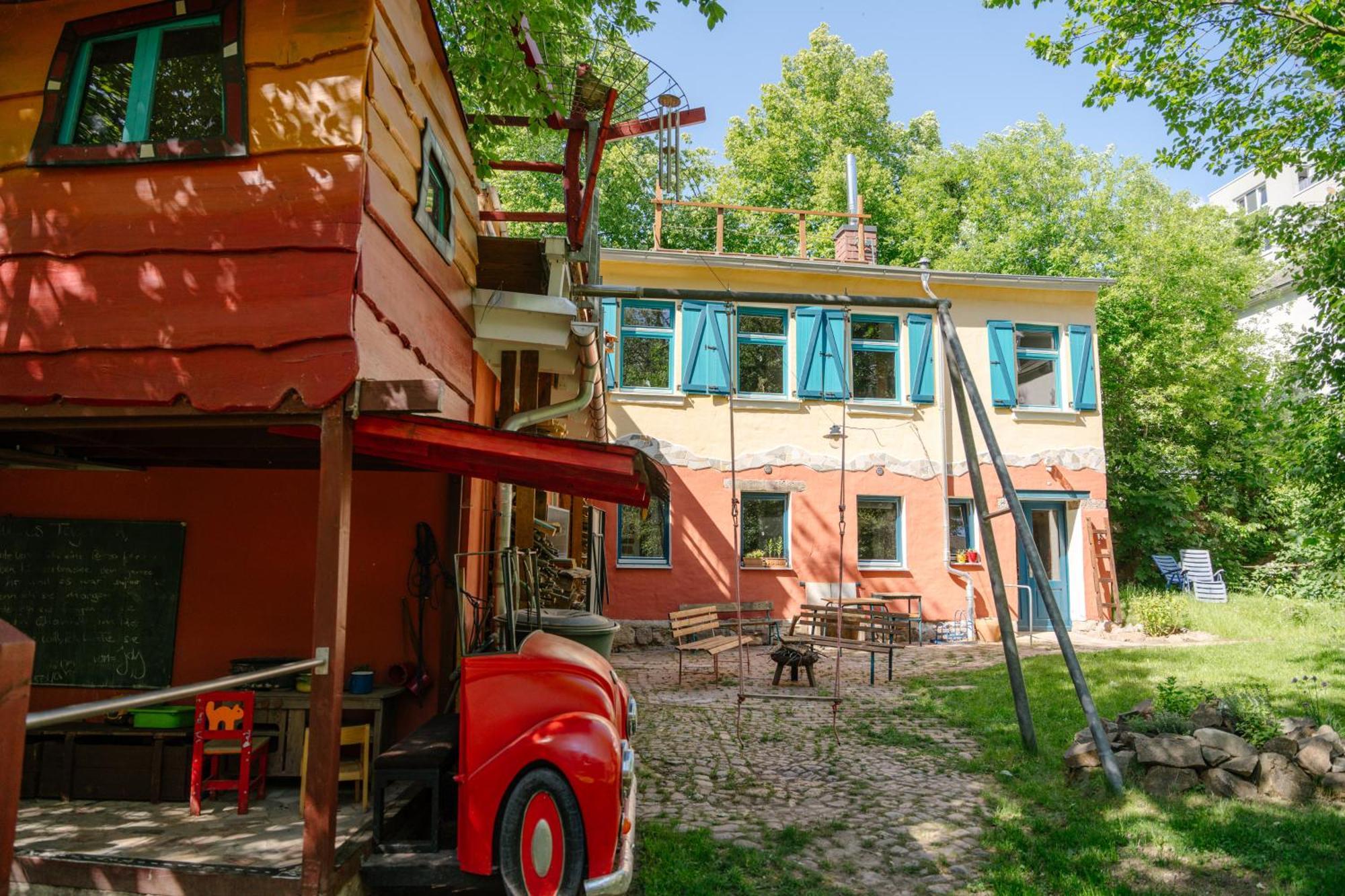 The Upholstery Tinyhouse Deluxe Eco Chalet Kreativ Citynah 켐니츠 외부 사진